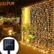 thumbnail image 2 of Guirnalda de luces LED solares para exteriores, resistente al agua, 300 ledes, decoración para patio, guirnalda de luces navideñas, 2 of 5