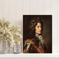 thumbnail image 2 of Qisvanset Maltese Dog Floral Oil Painting 12x16 Inch Hallway Kitchen Decor, 2 of 8