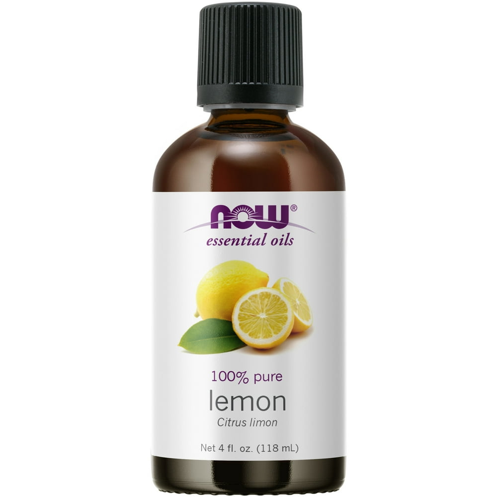 NOW Essential Oils, Lemon Oil, Cheerful Aromatherapy Scent, Cold