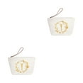 thumbnail image 3 of ZLight Exquisite Craft Letter Bag - Wide Application For Women For Mother Women Cosmetic Toiletry Bags Y 2Set, 3 of 6