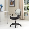 thumbnail image 2 of Hodedah Mesh Adjustable Height Swiveling Task Chair in Gray, 2 of 5