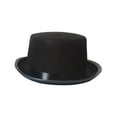 thumbnail image 1 of Sombrero de copa negro Yinane Estilo vintage para adultos, 1 of 8