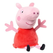 Just Play Peppa Pig 8-inch Bean Plush Peppa Pig, Super Soft & Cuddly Small Plush Stuffed Animal, Preschool Ages 2 up