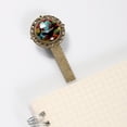 thumbnail image 3 of Chameleon Book Lover's Delight: Lace Bookmark in Antique Bronze - a Stylish Accessory to Mark Your Spot!, 3 of 5