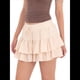 thumbnail image 2 of Shorts Holgados para Mujer, Estilo Bohemio, con Volantes, con Diseño de Mariposas en , Minifaldas de Cintura Alta, Shorts Casuales Beige XL, 2 of 8