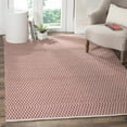 thumbnail image 2 of SAFAVIEH Montauk Nazca Geometric Cotton Area Rug, Ivory/Red, 2'3" x 4', 2 of 6