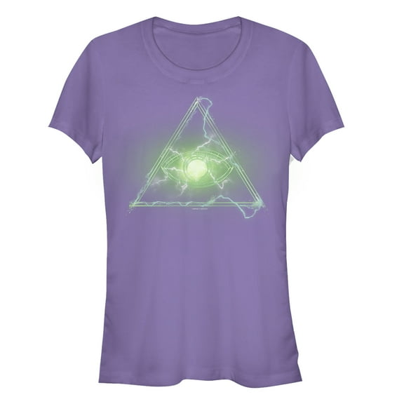 Junior's Marvel Spider-Man: Far From Home Powerful Eye  Graphic Tee Purple Large