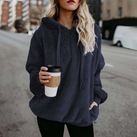 Women s Athleisure Warm Sports Comfort Hooded Lined With Pockets Women s Hoodie Sweatshirt Light Weight Hoodie Women Womens Sports Hoodie Zip Sweatshirt Women Oversized Hoodie Thin Tunic Hoodie Long