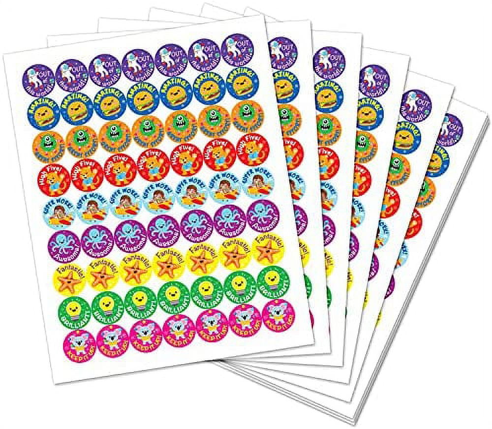 Sweetzer & Orange Reward Stickers for Teachers. 1008 Stickers for