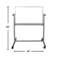 thumbnail image 4 of Luxor Whiteboard, Mobile Dry Erase, Magnetic, 36x24, Double-Sided, 4 of 6