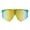 Green (Orange-Multi Mirror), variant on Kids Boys & Girls Sunglasses Oversized Sports Yellow, Blue Purple Mirror UV400