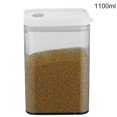 thumbnail image 1 of Contenedor de almacenamiento de alimentos de 700/1300/1800ML, nevera de cocina de plástico, caja de fideos, tanque de almacenamiento multigrano, Organizadores de utensilios de cocina 1100ML Bearachild HA000782-02B, 1 of 6