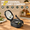 Professional Geological Compass with Clinometer, Portable Aluminum ...