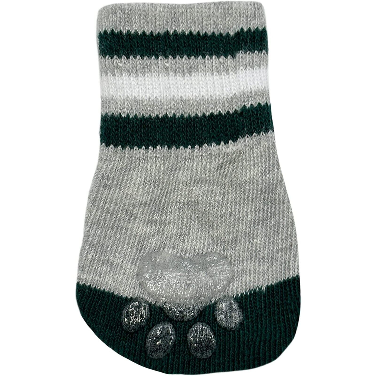 NCAA Anti Slip Dog Socks with Elastic Ribbed Top Indoor/Outdoor Paw Protection