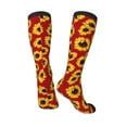 thumbnail image 4 of Haiem Sunflowers On Red Socks, Funny Novelty Crazy Design Cotton Socks Sports Socks Knee High Socks For Men, Women,1Pairs - Gift For Working Friends, 4 of 9