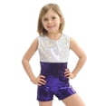 thumbnail image 5 of Kids Purple Gymnastics Biketard, 5 of 5
