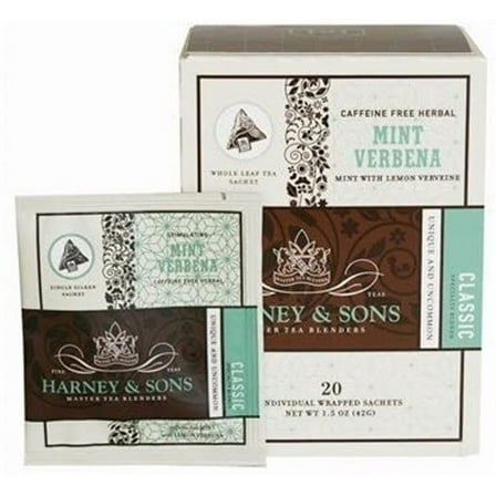 Harney & Sons Mint Verbena Caffeine-Free Herbal 20 Sachets