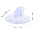 thumbnail image 2 of unbranded 100Ud Ventosa Plástica Transparente Con Gancho Para Parasol De Y Uso En, 2 of 6