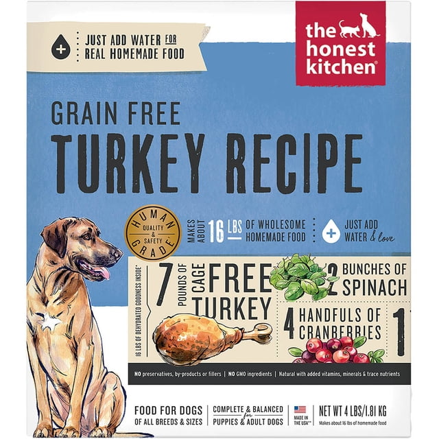 Recette de Dinde Sans Grains - Nourriture Lyophilisée pour Chien