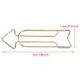 thumbnail image 3 of Premium Gold  Shaped Paper Clips, Set of 12, Unique Design, Convenient Carry and Storage, Works As Bookmarks, File Clips, 3 of 7