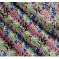 thumbnail image 3 of Soimoi Cotton Cambric Fabric Rabbit,Lilac & Pansy Floral Print Fabric by the Yard 42 Inch Wide, 3 of 7