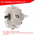 thumbnail image 3 of Instrumento de motocicleta Instrumento de calibre digital 10V-15V Indicador electrónico de RPM para Yamaha LC135 V2 V3, 3 of 4