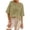 A#Light Green350, variant on Puliio Womens Solid Linen Henley Blouse Short Sleeve Loose Casual Summer Everyday Tunic Top