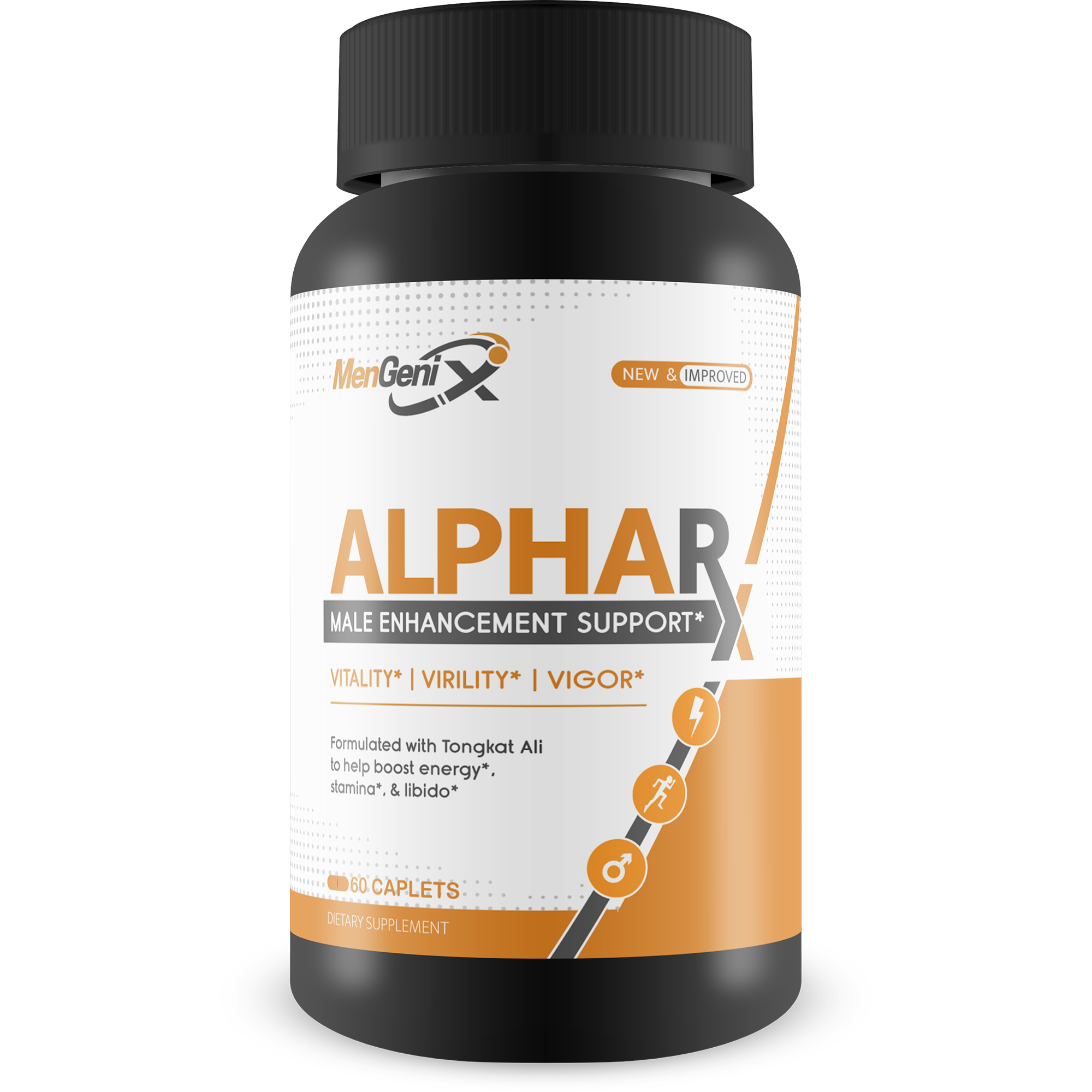 MenGenix- Alpha Rx- Male Enhancement Support- Vitality ...