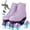 Deep Purple + Flashing Wheel, variant on EONROACOO Light up Roller Skates for Women Girls, Adult Teen Green Pink Skates(Women 7/Men 5.5)