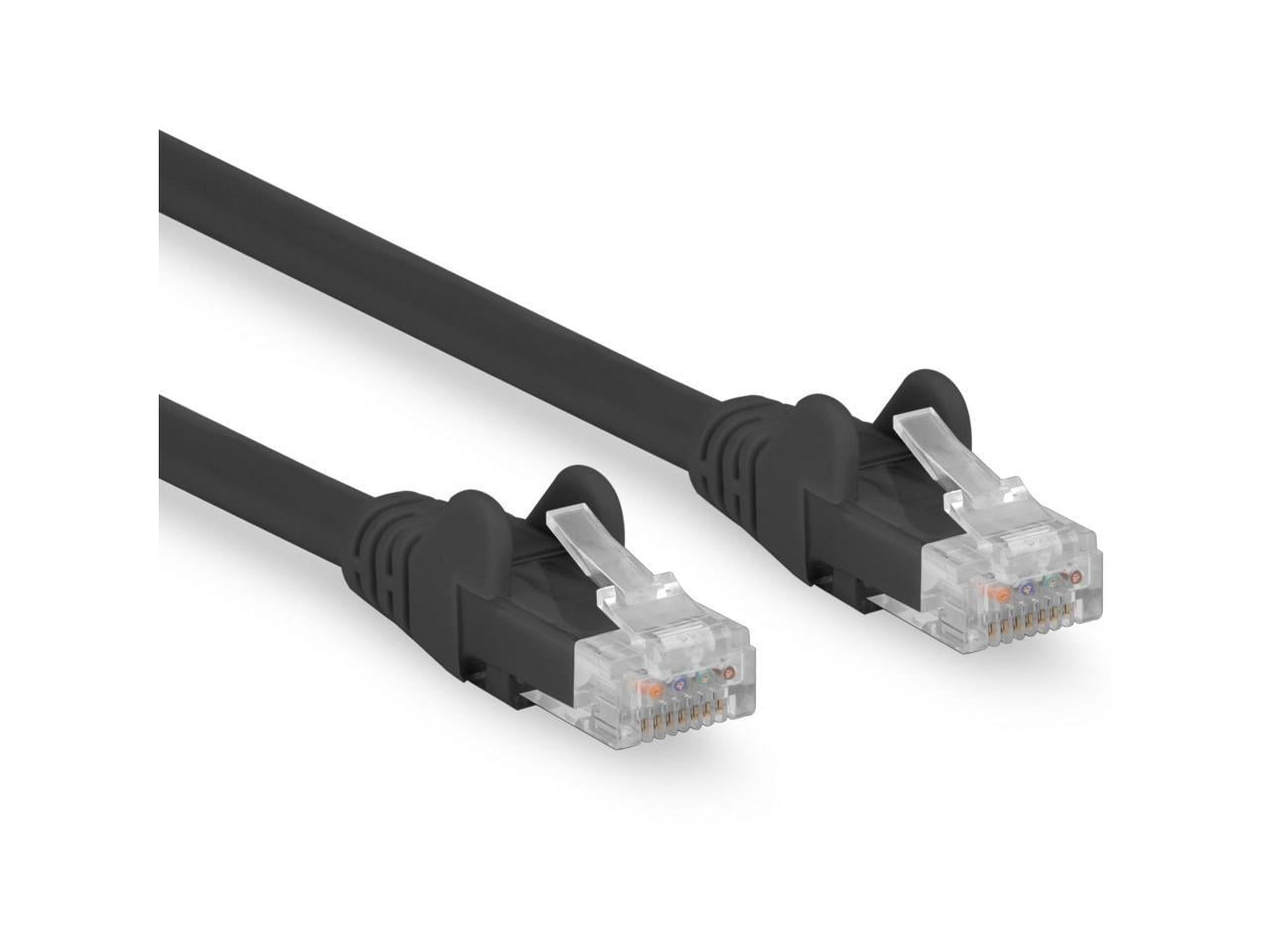 Rocstor 100ft Cat.6 Snagless UTP Network Patch Cable Black Y10C468BK