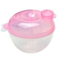 thumbnail image 3 of ACDANC 2026 New Baby Formula Dispenser for On-The-Go Feedings,Three-Compartment Non-Spill Formula Container to Go,Snack Milk Powder Dispenser for Traveling with Infant Toddler,Pink, 3 of 7