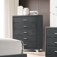 thumbnail image 2 of Melody 5-drawer Bedroom Chest Grey, 2 of 4