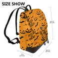 thumbnail image 2 of Yiaed Trick Or Treat Print Laptop Backpack for Women Slim Computer Bag Work Travel College Backpack Purse Fits 14 Inch Notebook, 2 of 4
