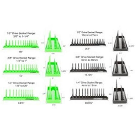 OEM Tools OEM22233 6 Piece Socket Tray Set