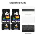 thumbnail image 5 of Cartoon Mickey Mouse And Minnie Mouse Car Floor Mats Universal Floor Mats for Cars Front Rear Car Foot Mats Cute Anime Pattern Car Accessories for Trucks, 5 of 5