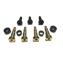 Fits Jeep Wrangler TJ 1997 to 2006 Complete Rear Seat Belt Torx Bolt Set