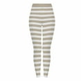thumbnail image 3 of Feancey Party Leggings for Women Halloween Striped Workout Tights High Waist Tummy Control Yoga Pants Buttery Soft Stretch Skinny Pant Khaki M, 3 of 10