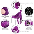 thumbnail image 2 of Plutus Pet No Pull Dog Harness with Breathable Mesh Padded, Adjustable Reflective Escape Proof Dog Harness, Quick Fit Dog Vest Harness for Small Medium Large Dogs(L, Purple), 2 of 8