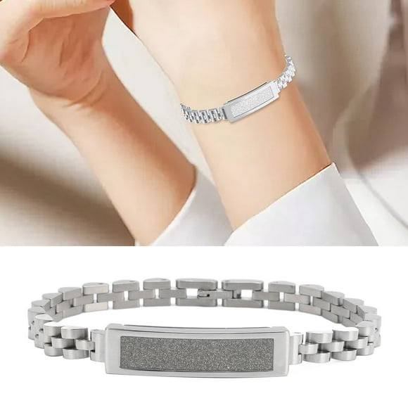 Smart Fitness Tracker Bracelet, Sleep Monitoring Wearable Fitness Tracker for Cycling Silver