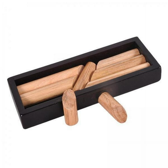 lionlar 2X Wooden Puzzle Games Toys in Storage Box Intelligence Game Sequential Puzzles 2 Pcs