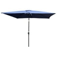 thumbnail image 3 of 6 x 9ft Patio Umbrella Outdoor Waterproof Umbrella with Crank and Push Button Tilt without flap for Garden Backyard Pool Swimming Pool Market, 3 of 5