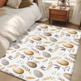 thumbnail image 4 of 4'x6' Area Rugs, Vintage Easter Eggs Indoor Outdoor Area Rug for Living Room Bedroom, Spring Botanical Leaves Washable Bathroom Rugs Kitchen Floor Carpet Mats Home Decor Aesthetic, 4 of 8