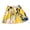 Yellow#19, variant on Tnhcen Women's Pajama Shorts Casual Print Elastic Waist Free Size Home Wear Polyester Lounge Shorts Lightweight Breathable 5-Inch Inseam Sleepwear – Women's Night & Lounging Pants