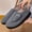 Gray, variant on KEVCHE Womens Foam Slippers with Plush Fleece Lining and Adjustable Strap, Comfortable House Shoes for Arthritis Relief, Lightweight Non-Slip Indoor Footwear with Soft Cushioned Sole