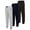 Assorted Colors Set M, variant on DARESAY [3-Pack] Men's Tech Fleece Joggers Dry Fit Performance Sweatpants (Up To Size 3XL)