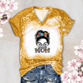 thumbnail image 4 of EQWLJWE Women Autism Mom Life Messy Bun T Shirts Funny Cute Graphic Tees Casual Loose Short Sleeve Tops, 4 of 5