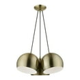 thumbnail image 2 of Livex Lighting - Piedmont - 3 Light Pendant In Transitional Style-15 Inches Tall, 2 of 13