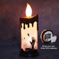 thumbnail image 1 of Luces de vela de terror para Halloween, luz de vela electrónica LED aterradora, accesorios de decoración para interiores, fiesta, hogar, decoración de Casa Encantada, 1 of 4