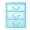 A004- Sky Blue, variant on Plastic Storage Drawer Unit, 5-Tier Mini Transparent Storage Cabinet, Blue Desktop Organizer with Pull-Out Bins, Stackable Small Drawer Storage for Vanity Supplies,