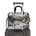 thumbnail image 2 of FORMRS 16" Laptop Bag Carrying Sleeve Case with Handle Travel Shoulder Briefcase, River and Mountains, 2 of 8